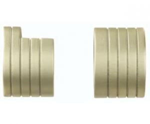 Kirsch 1-3/8" Wood Brackets 894 Satin Gold 3-1/2" Return